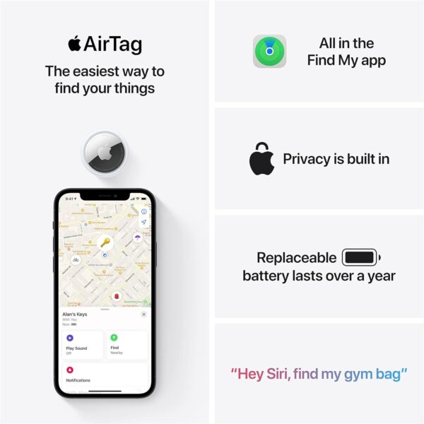 Apple AirTag 4 Pack - Image 6