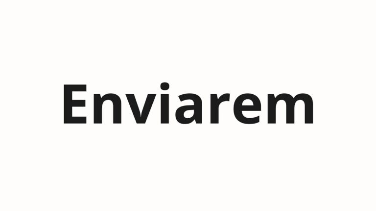 How to pronounce Enviarem